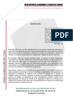 Carta Presentacion Empresa PDF