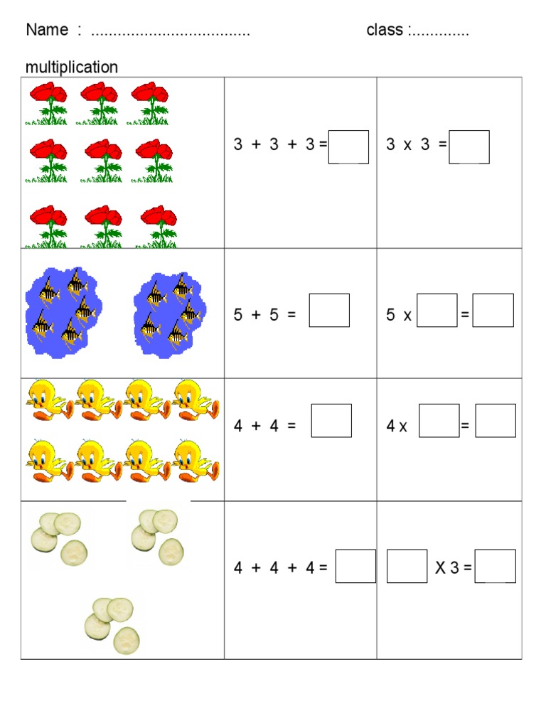 Math Multiplication 1 | PDF