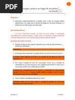 Energia Cinetica Ao Longo de Um Plano Inclinado - Versao Professor