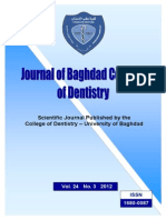 The Journal of The College of Dentistry