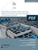 Executive Summary_High School Choice in New York City