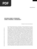 Georg Simmel - Como é possível a sociedade