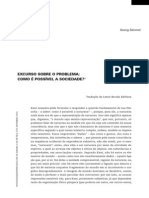 Georg Simmel - Como É Possível A Sociedade