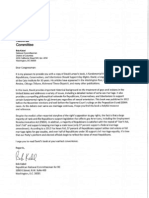 Kabel Letter To Congress Re: Gay Issues Support 2014