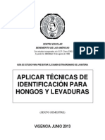 Indentificación de Hongos y Levaduras