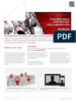 Five Big Ideas for Better Collaboration Avaya NEM Technology