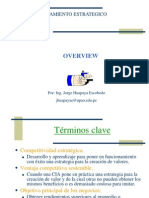 OVERVIEW_PLANIFICACIÓN ESTRATEGICA