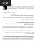 Não desperdice o seu tempo