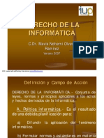 Derecho de La Informatica