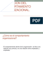 Evolucion Del Comportamiento Organizacional