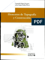 Elementos de Topografía y Construcción Escrito Por Fernando López Gayarre PDF