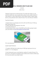 Download Instalasi WINDOWS Lewat USB by 22197005 SN20467436 doc pdf