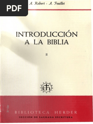 André Robert André Feuillet Introducción A La Biblia Nt - 