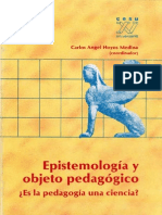Hoyos, Medina - Epistemología y objeto pedagógico. ¿Es la pedagogía una ciencia¿