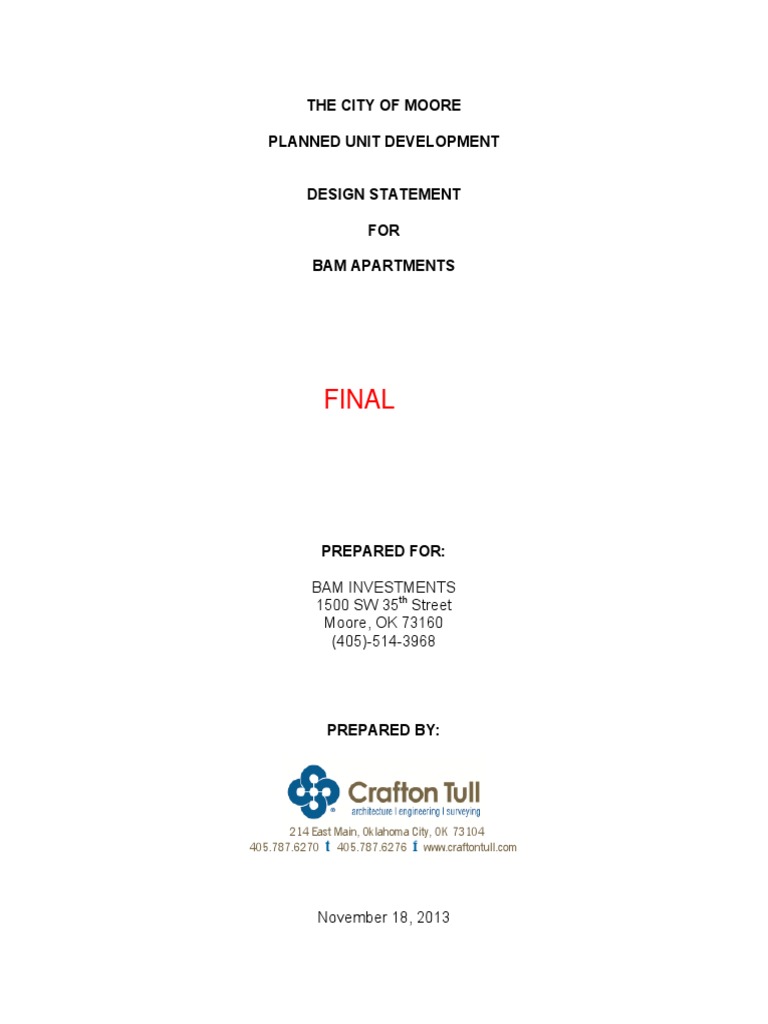 Bam Pud Statement Design | PDF | Land Lot | Zoning