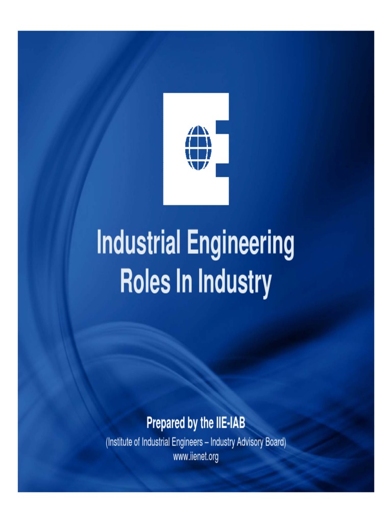 Industrial Engineering | PDF | Industrial Engineering | Human Factors ...