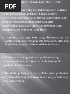 Imbuhan Dan Ejaan Pdf