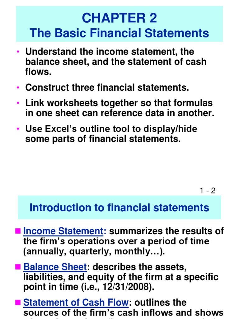 The Basic Financial Statements PDF Cash Flow Statement Retained
