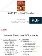 Heat Transfer - Lecture 1