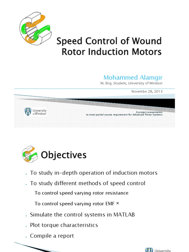 Speed Control of Wound Rotor Motors | PDF