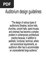 Download Auditorium Design Guidelines by Sindhura Valluri SN204727399 doc pdf