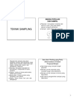 4 Teknik Sampling