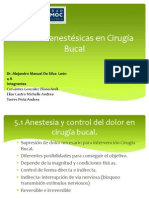 Técnicas Anestésicas en Cirugía Bucal