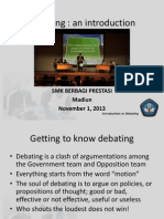 SMK BERBAGI Intro To Debate
