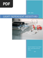 Variation of Current Through An LDR