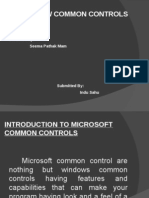Ms-Window Common Controls: Guidance By: Seema Pathak Mam