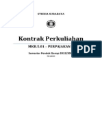 Kontrak Kuliah Perpajakan II (SP 2012 - 13)