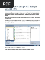 CRUD Operation Using Modal Dialog in MVC