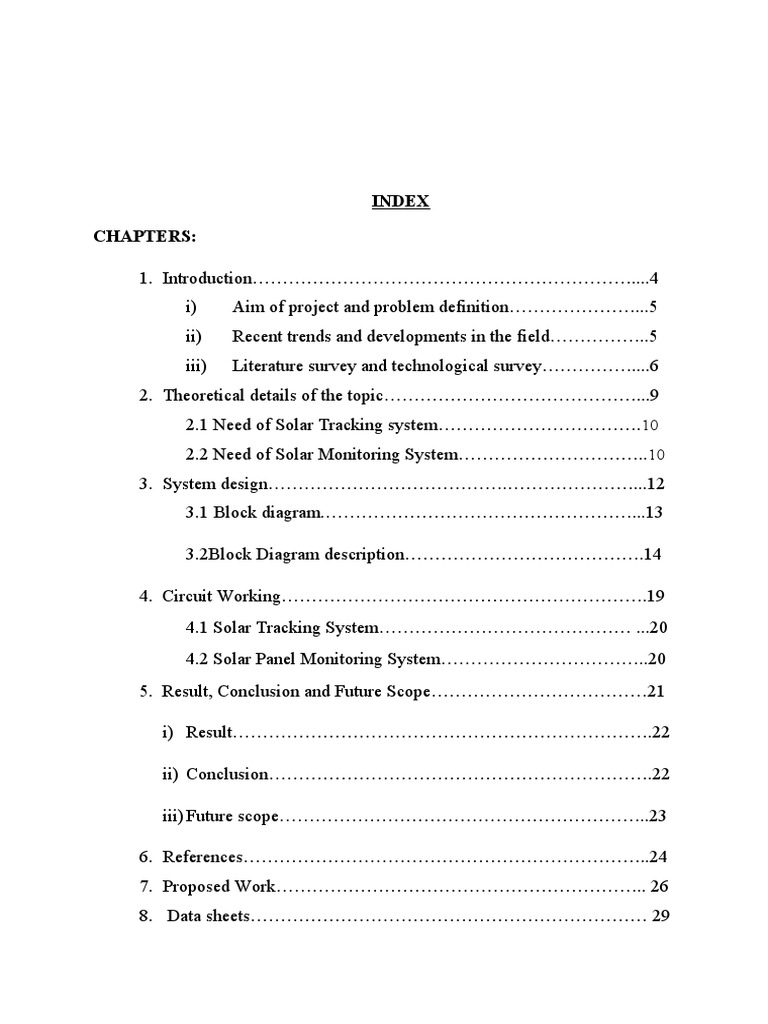 83188087 Eee Project Report On Solar Tracking System Solar
