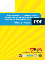 Training Manual Basic Training For Primary Health Care Professionals For The Implementation of The Cardiovascular Diseases