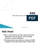 Creating RSS feed