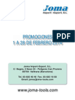 Folleto JOMA Promociones Febrero 2014