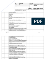 Audit Checklist - Material Control