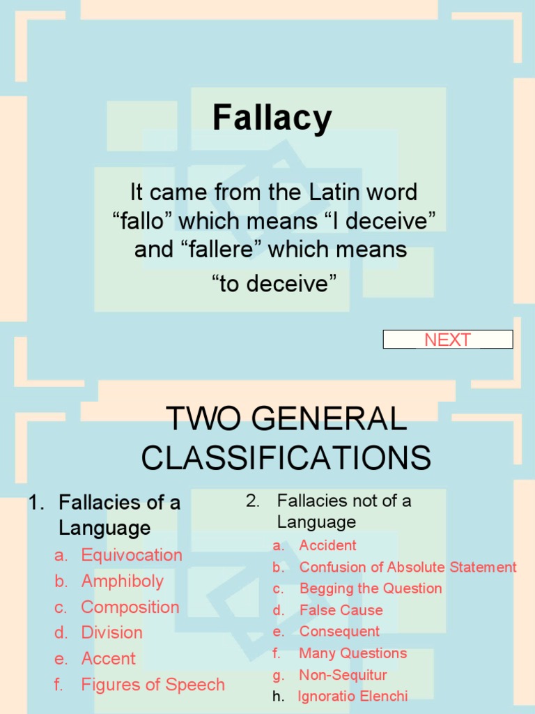 Fallacy and its kinds fallacy philosophical methodology free 30 