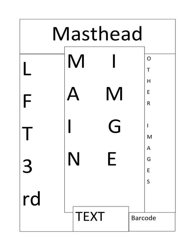 Masthead Design and Barcode Guide | PDF