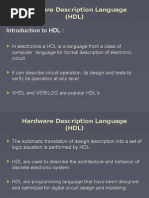 Download Hardware Description Language HDL Introduction to HDL  by cute_abhi2050 SN20477704 doc pdf