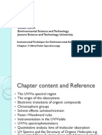 UV Spectroscopy Chapter Analysis