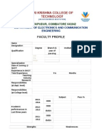 Staff Single Page Bio Data