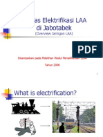 Sekilas Elektrifikasi LAA Di Jabotabek