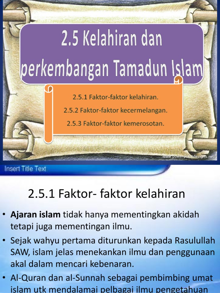Kelahiran Dan Perkembangan Tamadun Islam Pdf