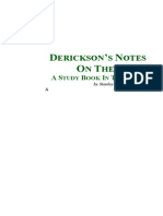 Stanley R. Direckson Derickson s Notes on the Bible