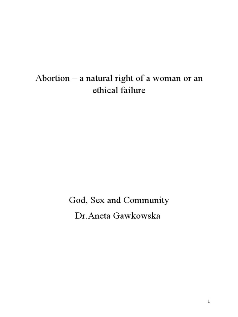 abortion definition essay