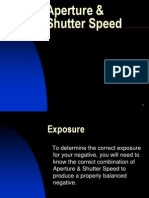 3 - Aperture Shutter Speed