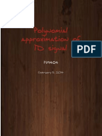 Polynomial Approximation of 1D Signal