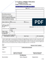 Application for Degree & Provisional Certificate