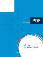 GP Strategies Annual Report 2012